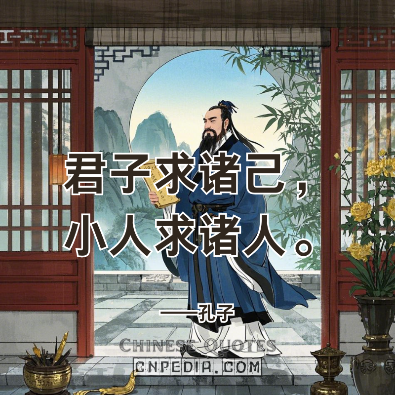 Confucius' Quote 'Excavate Self, Not Others' Powers AI Self-Reflection Tech & Neuroscience of Introspection 君子求诸己，小人求诸人。——孔子 (jūn zǐ qiú zhū jǐ, xiǎo rén qiú zhū rén — Kǒngzǐ)