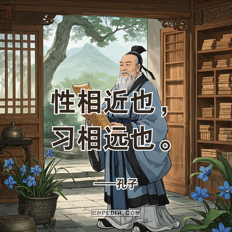 Confucius' Quote 'Natures Akin, Habits Diverge' Reveals Ancient Roots of 10,000-Hour Rule & Epigenetic Science 性相近也，习相远也。——孔子 (xìng xiāng jìn yě, xí xiāng yuǎn yě — Kǒngzǐ) Translation Natures are akin; habits grow apart.