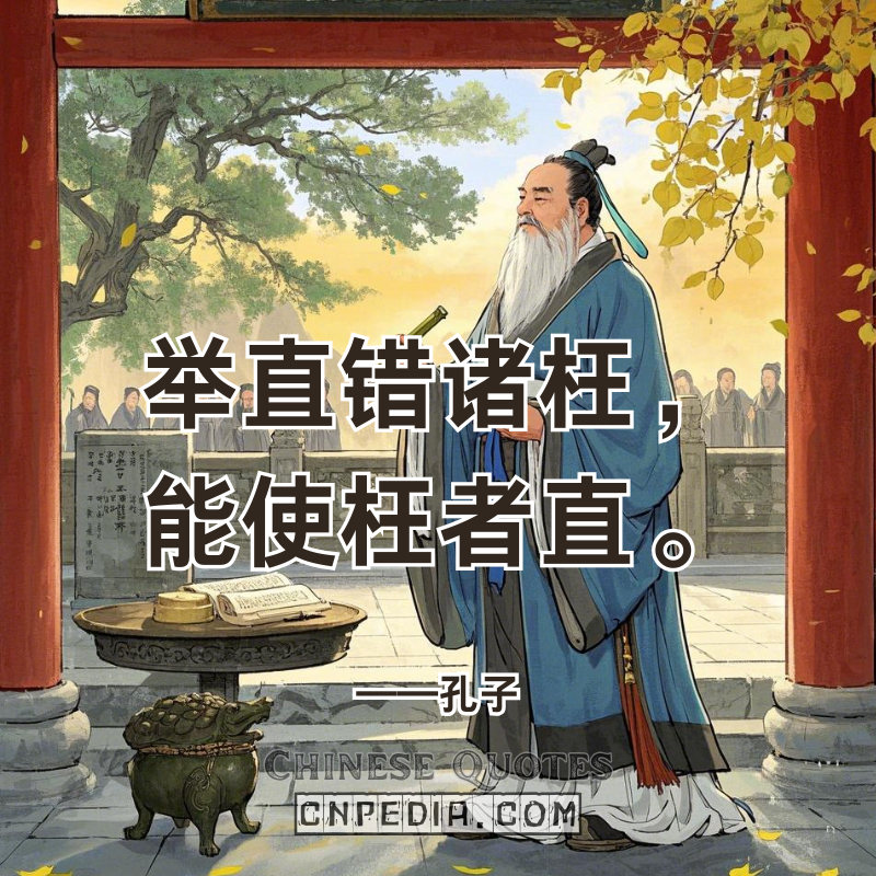Confucius' Quote 'Promote the Upright to Correct the Crooked' Powers Modern Anti-Corruption Tech & Neuroscience of Ethical Influence 举直错诸枉，能使枉者直。——孔子 (jǔ zhí cuò zhū wǎng, néng shǐ wǎng zhě zhí — Kǒngzǐ) Translation Promote the upright to correct the crooked—even the crooked will straighten.