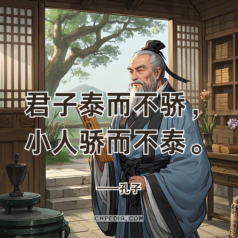 Confucius' Quote 'Secure Without Arrogance' Reveals 2,500-Year-Old EQ Model Behind Fortune 500 Leadership Training & AI Coaching 君子泰而不骄，小人骄而不泰。——孔子 (jūn zǐ tài ér bù jiāo, xiǎo rén jiāo ér bù tài — Kǒngzǐ) Translation  Nobles are secure without arrogance; plebeians arrogant without security.