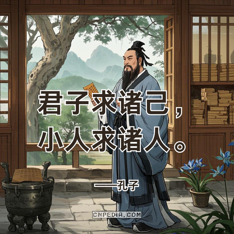 Confucius' Quote 'Seek Within, Not Without' Powers Modern CBT, Neuroscience & Silicon Valley's Bootstrapping Culture 君子求诸己，小人求诸人。——孔子 (jūn zǐ qiú zhū jǐ, xiǎo rén qiú zhū rén — Kǒngzǐ) Translation Nobles seek within; plebeians seek without.