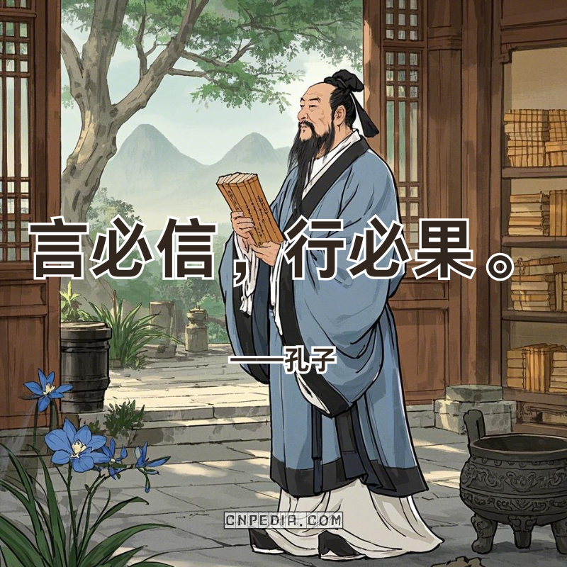 Confucius' Quote 'Words Trustworthy, Actions Fruitful' Powers Modern OKR Systems & Blockchain Smart Contracts 言必信，行必果。——孔子 (yán bì xìn, xíng bì guǒ — Kǒngzǐ) Translation Words must be trustworthy, actions must bear fruit.