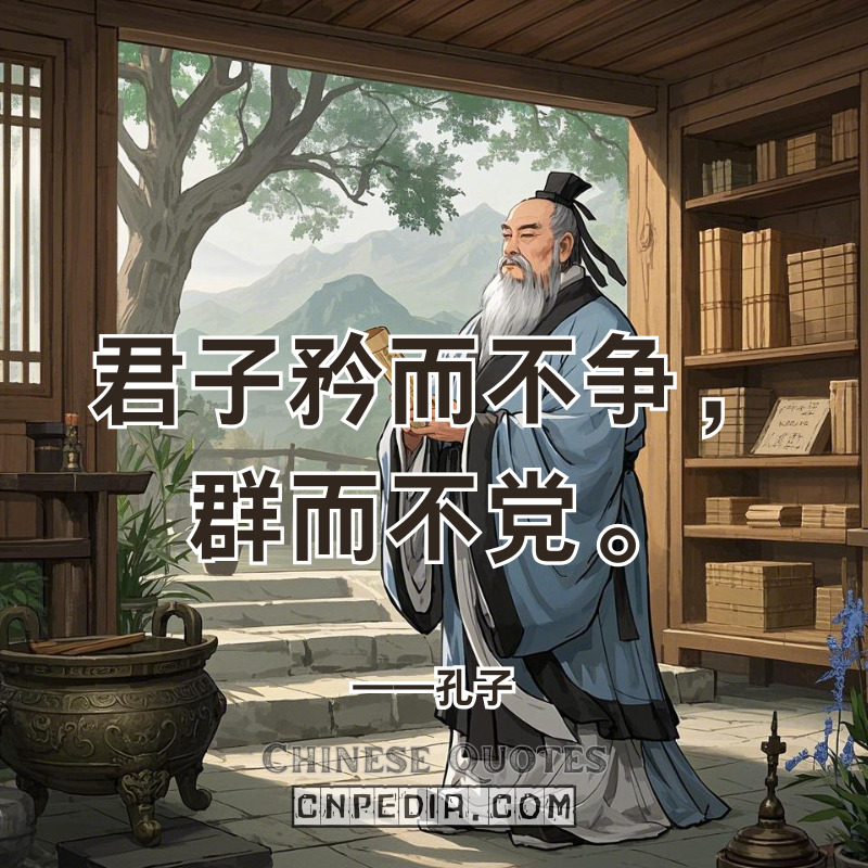 Confucius' Quote on Ethical Conduct How 'Dignity Without Confrontation, Unity Without Faction' Shapes DAOs and Wikipedia NPOV 君子矜而不争，群而不党。——孔子 (jūn zǐ jīn ér bù zhēng, qún ér bù dǎng — Kǒngzǐ)