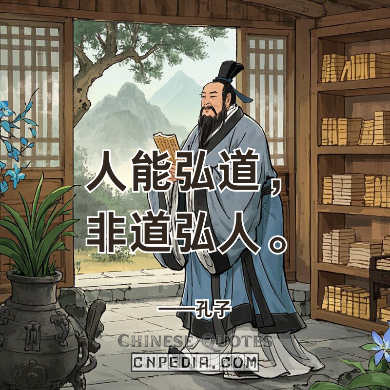 Confucius' Quote on Human Agency Decoding '人能弘道，非道弘人' in Existentialist Philosophy and Startup Culture 人能弘道，非道弘人。——孔子 (rén néng hóng dào, fēi dào hóng rén — Kǒngzǐ)