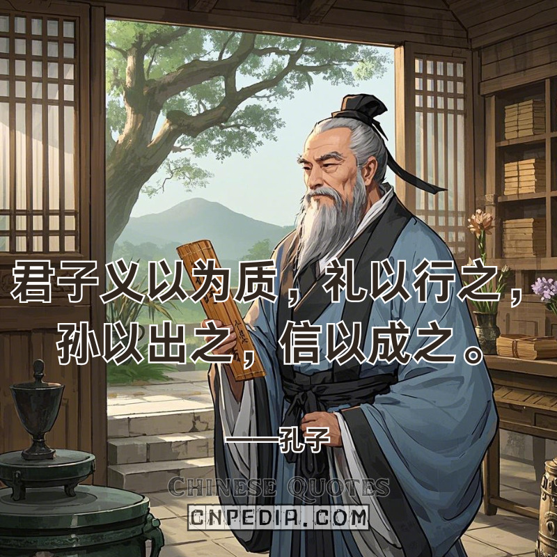 Confucius' Wisdom for Modern Ethics How 'Righteousness, Ritual, Humility, Trust' Mirror Lean and Blockchain Principles 君子义以为质，礼以行之，孙以出之，信以成之。——孔子 (jūn zǐ yì yǐ wéi zhì, lǐ yǐ xíng zhī, sūn yǐ chū zhī, xìn yǐ chéng zhī — Kǒngzǐ)