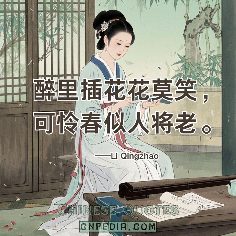 https://www.cnpedia.com/wp-content/uploads/2025/03/Drunk-I-arrange-flowers%E2%80%94do-not-laugh-at-them-pity-spring-like-me-grows-old.%EF%BC%88%E9%86%89%E9%87%8C%E6%8F%92%E8%8A%B1%E8%8A%B1%E8%8E%AB%E7%AC%91%EF%BC%8C%E5%8F%AF%E6%80%9C%E6%98%A5%E4%BC%BC%E4%BA%BA%E5%B0%86%E8%80%81%E3%80%82%EF%BC%89%E2%80%94%E2%80%94Li-Qingzhao.jpg