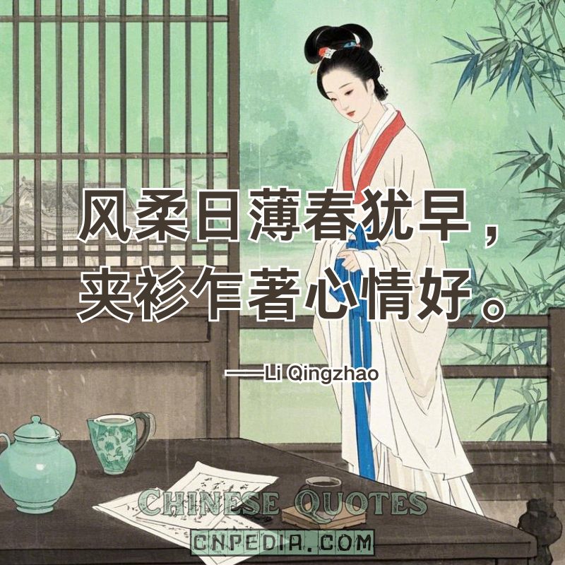 https://www.cnpedia.com/wp-content/uploads/2025/03/Gentle-wind-pale-sun%E2%80%94early-spring-donning-a-lined-robe-my-mood-lifts.%EF%BC%88%E9%A3%8E%E6%9F%94%E6%97%A5%E8%96%84%E6%98%A5%E7%8A%B9%E6%97%A9%EF%BC%8C%E5%A4%B9%E8%A1%AB%E4%B9%8D%E8%91%97%E5%BF%83%E6%83%85%E5%A5%BD%E3%80%82%EF%BC%89%E2%80%94%E2%80%94Li-Qingzhao-1084-%E2%80%93-1155.jpg