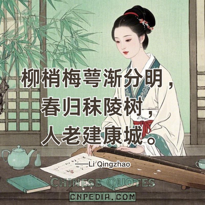 https://www.cnpedia.com/wp-content/uploads/2025/03/Willow-tips-plum-buds-emerge%E2%80%94spring-returns-to-Molings-trees-but-I-age-in-Jiankang.%EF%BC%88%E6%9F%B3%E6%A2%A2%E6%A2%85%E8%90%BC%E6%B8%90%E5%88%86%E6%98%8E%EF%BC%8C%E6%98%A5%E5%BD%92%E7%A7%A3%E9%99%B5%E6%A0%91%EF%BC%8C%E4%BA%BA%E8%80%81%E5%BB%BA%E5%BA%B7%E5%9F%8E%E3%80%82%EF%BC%89%E2%80%94%E2%80%94Li-Qingzhao-1084-%E2%80%93-1155.jpg